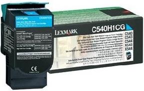 利盟(Lexmark) 青色碳粉（高容）(C540H1CG)
