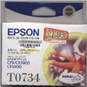 Epson / 愛(ài)普生 愛(ài)普生 T0734 C13T105480 黃色墨盒