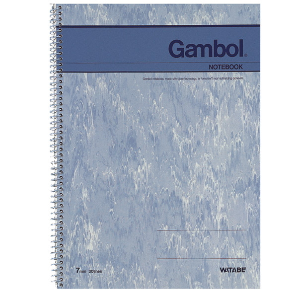 Gambol 渡边（Gambol） S5007 A5 100页螺旋笔记本 (6本/包）