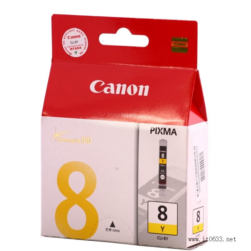 Canon佳能 CLI-8Y 黃色墨盒(適用IP4200 MP500 IX5000)