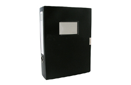 齐心粘扣式档案盒#HC-75（黑色）