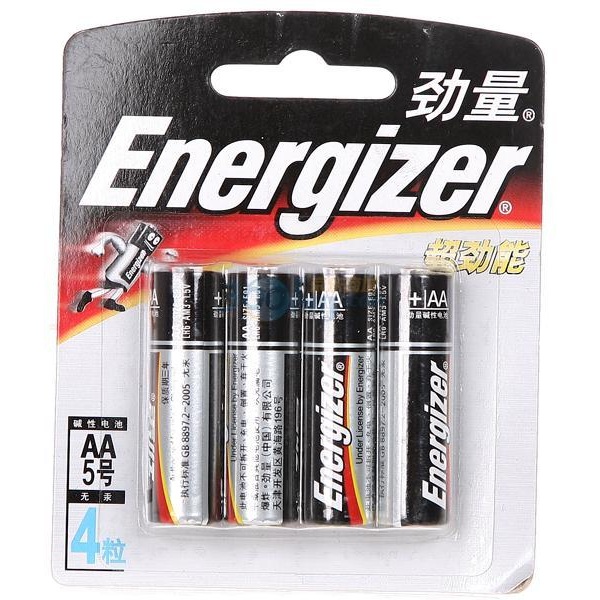 劲量 Energizer 5号碱性电池 4节/卡