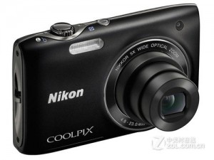 尼康（Nikon） COOLPIX S3100 便携数码相机 黑色（1400万像素 2.7寸屏 5倍光变 26mm广角）