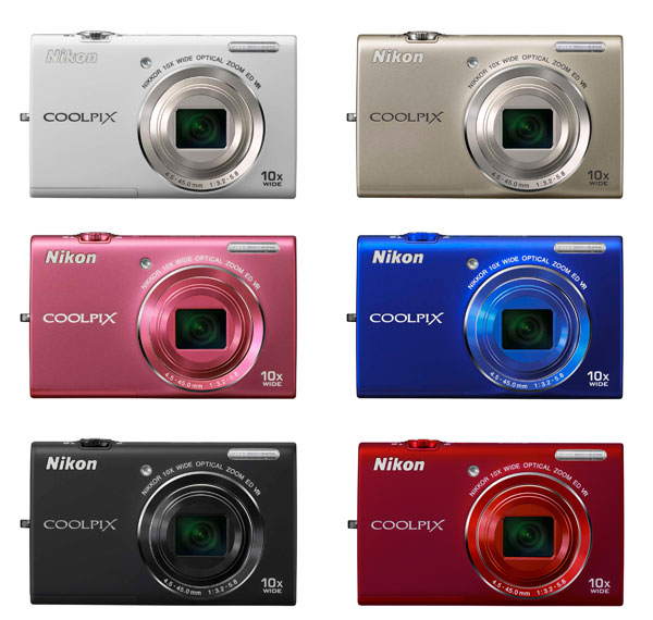 尼康（Nikon） COOLPIX S6200 便携数码相机 银色（1602万像素 2.7寸屏 10倍光变 25mm广角 滤镜）