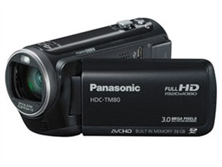 松下（Panasonic） HDC-TM80GK 高清数码摄相机 黑色（150万像素 34倍光变 闪存式 2.7寸屏）