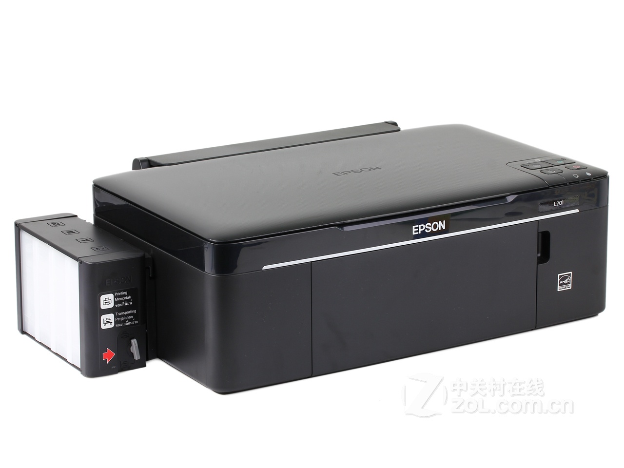 爱普生（Epson) L201 原装墨仓式彩色喷墨一体机（打印 复印 扫描）