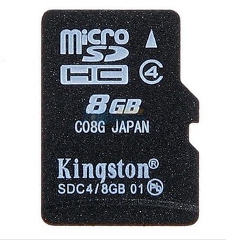 金士顿（Kingston）8G class4 TF（micro SD）存储卡（SDC4/8GBSP）