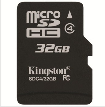 金士頓（Kingston）32GB Class4 TF(Micro SD)存儲卡（SDC4/32GBSP）