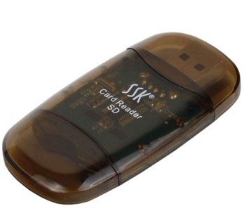 飚王（SSK）水晶SD卡读卡器SCRS026
