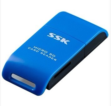 飚王（SSK） 灵越Micro SD读卡器 SCRS060 读卡器 蓝色