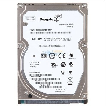 希捷（Seagate）500G ST9500325AS 5400转8M SATAII 笔记本硬盘