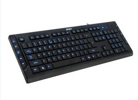 双飞燕KD-600L月蓝光超薄键盘