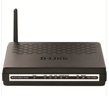 友讯（D-Link）DSL-2740EL无线N ADSL2+ 无线路由器