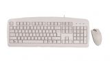 A4tech / 双飞燕 双飞燕 KB-8620D键鼠套装(键盘/光学鼠标/PS2/白色)