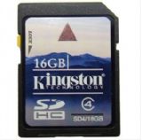 金士頓（Kingston）16GB class4 SD存儲卡（SD4/16GB）