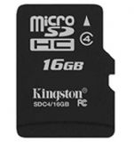 金士頓（Kingston）16GB Class4 TF(Micro SD)存儲卡（SDC4/16GBSP）