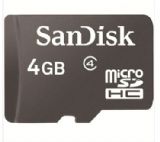 SanDisk（閃迪）4G MicroSDHC(TF)存儲卡