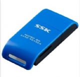 飚王（SSK） 靈越Micro SD讀卡器 SCRS060 讀卡器 藍色