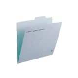 普乐士 A4纸夹 纸质单片夹FL-061IF（浅蓝）